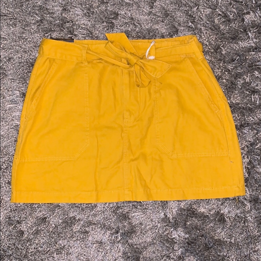 Mustard Yellow Skirt